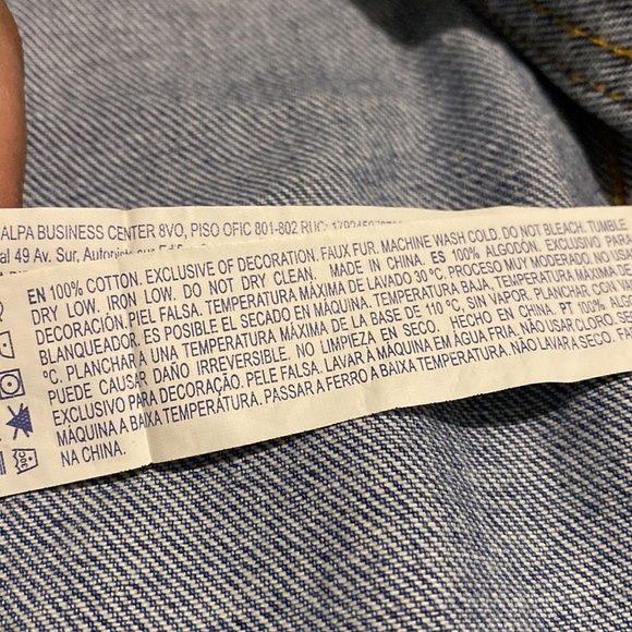 Forever 21 Denim Fur Jacket - Picture 10 of 10